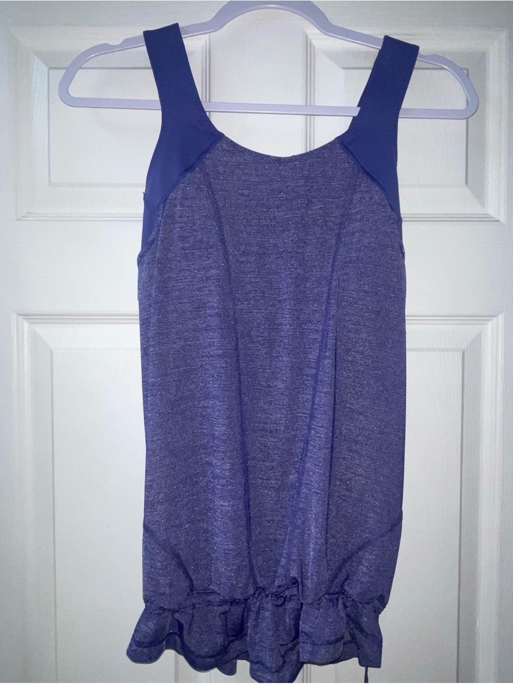 Lululemon Run For Your Life Size 4 Blue/Purple Tank Top via